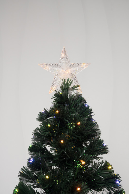 Оптоволоконная елка с LED лампочками Праздничная 300 см., пвх, контроллер (Т2206В-300)