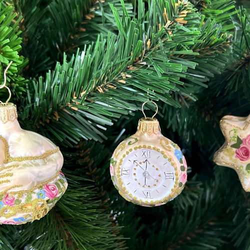 Набор стеклянных игрушек Версаль, 3 шт., Irena CO (63226)