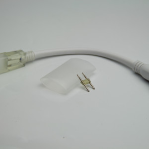 Переходник нить - гибкий неон, белый (3 части), Teamprof (TPF-EC2-015-S-FX-W)