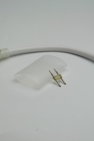 Переходник нить - гибкий неон, белый (3 части), Teamprof (TPF-EC2-015-S-FX-W)