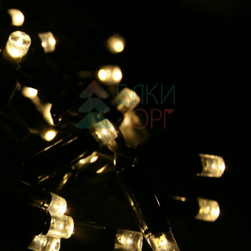 Светодиодная бахрома Sealed 3,2*0,9 м., 220V., 232 теплых белых LED ламп, белый каучук, Beauty Led (LL232-8-2WW)