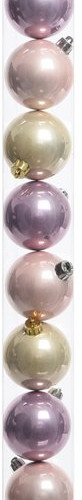 Набор пластиковых шаров  Фестивальный 60 мм,  10 шт, Kaemingk (020400) 