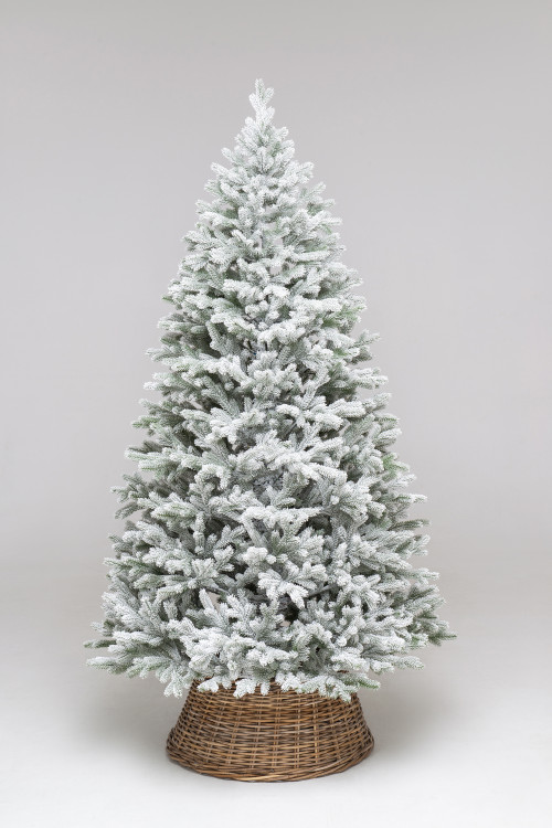 Искусственная елка Алтайская заснеженная 180 см., 100% литая хвоя, ЕлкиТорг (169180)