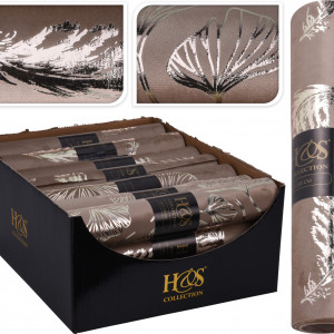 Новогодняя дорожка для стола Пастэль 28*270 см., перья, Koopman (767611280/1)