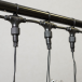Светодиодный занавес 2*2 м., 400 LED, тепло-белый, статика, черный провод каучук, LTC (ECO402-1-2WW)