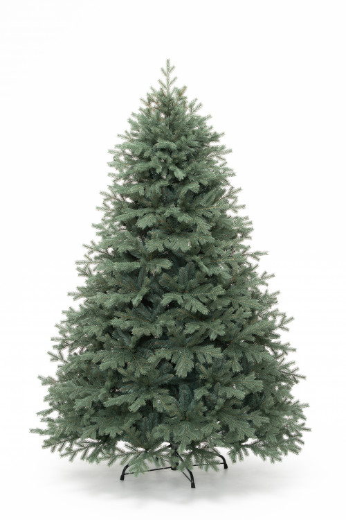 Искусственная елка Кремлевская голубая 210 см., Литая хвоя+ПВХ, ЕлкиТорг (19210)