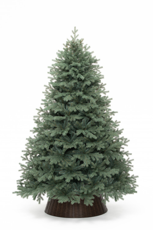 Искусственная елка Кремлевская голубая 210 см., Литая хвоя+ПВХ, ЕлкиТорг (19210)