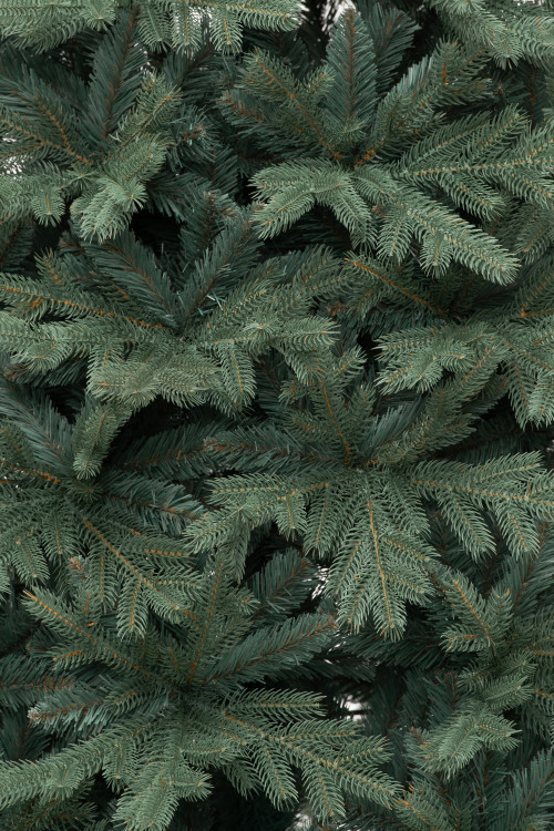 Искусственная елка Кремлевская голубая 210 см., Литая хвоя+ПВХ, ЕлкиТорг (19210)