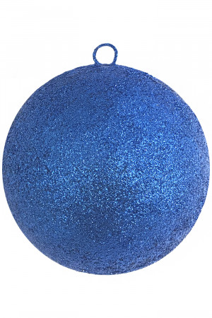 Шар из пенополистирола с блестками Искристый 20 см., синий, ПромЕлка (SHI-200BLUE)