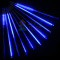 Гирлянда Тающие сосульки 10*0.5 м., 24V., 600 синих LED ламп, коннектор, черный ПВХ, Beauty Led (CCL600-10-1B)