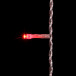Светодиодный занавес 2*3 м., 600 красных LED ламп, прозрачный провод ПВХ, LTC (PCL602-10-2R)