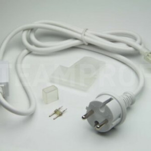 Диодный мост для двустороннего гибкого неона 8х16 мм, комплект для TPF-FX816D, белый (5 частей), Teamprof (TPF-220AC/DC-FX8*16D-1,5A-W)  