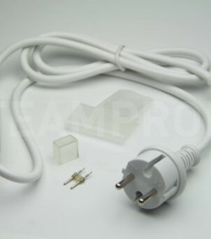 Диодный мост для двустороннего гибкого неона 8х16 мм, комплект для TPF-FX816D, белый (5 частей), Teamprof (TPF-220AC/DC-FX8*16D-1,5A-W)  