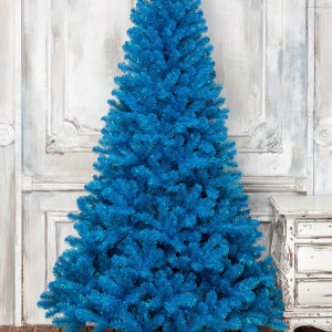 Искусственная елка Искристая 210 см., голубая, мягкая хвоя, ЕлкиТорг (150210)