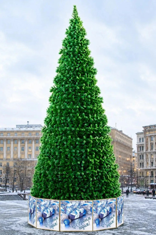 Уличная каркасная сосна Уральская Люкс 9 м., Леска, ЕлкиТорг (298900)