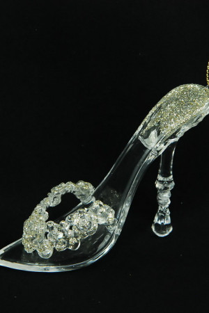 Украшение &quot;Туфелька&quot; цвет серебро-золото,10 см. (150069)