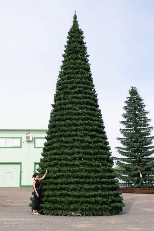 Уличная елка Испанская зеленая 26 м., каркасная, ПВХ, Green Trees (GT26ISPVC)