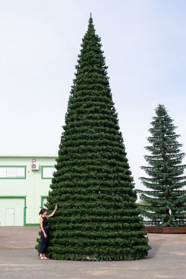 Уличная елка Испанская зеленая 26 м., каркасная, ПВХ, Green Trees (GT26ISPVC)