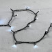 Светодиодная нить 100 холодных белых LED ламп, 10 м., 24В, черный провод ПВХ, LTC (PST100-11-1W)