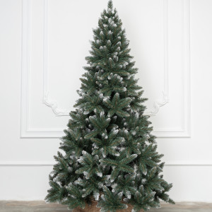 Искусственная елка Костромская иней 210 см., мягкая хвоя ПВХ, ЕлкиТорг (250210)