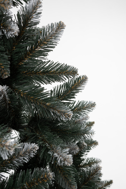 Искусственная елка Костромская иней 210 см., мягкая хвоя ПВХ, ЕлкиТорг (250210)