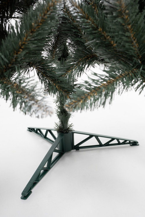 Искусственная елка Костромская иней 210 см., мягкая хвоя ПВХ, ЕлкиТорг (250210)