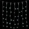 Светодиодный занавес 1*6 м., 600 белых LED ламп, черный провод ПВХ, LTC (PCL601-11-2W)