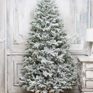 Искусственная елка Алтайская заснеженная 270 см., 100% литая хвоя, ЕлкиТорг (169270)