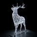 Светодиодная фигура Олень серебряный Premium 3,5 м., Conso (OL353s350)