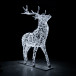 Светодиодная фигура Олень серебряный Premium 3,5 м., Conso (OL353s350)