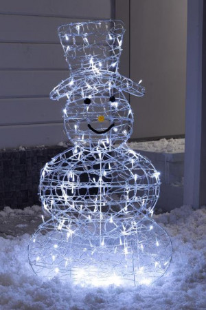 Светодиодная фигура Снеговик 48×89×22 см., металл, 31 В, Luazon Lighting (7028252)