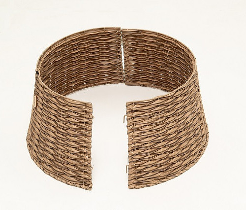 Корзина под елку Прованс 145*110*35 см., разборная, орех, ЕлкиТорг (145-219)