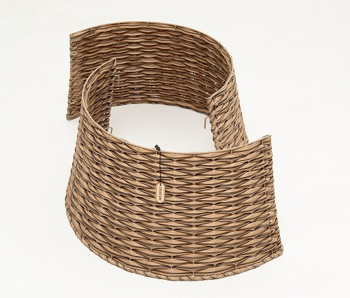 Корзина под елку Прованс 145*110*35 см., разборная, орех, ЕлкиТорг (145-219)