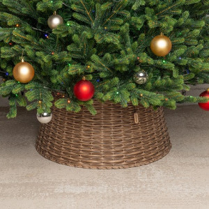 Корзина под елку Прованс 145*110*35 см., разборная, орех, ЕлкиТорг (145-219)