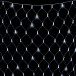 Светодиодная сетка с колпачком 2*2 м., 220В, 256 холодных белых LED, мерцание, провод прозрачный ПВХ, IP65, LTC (NTL256BLWCAP-10-2W)