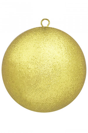Шар из пенополистирола с блестками Искристый  20 см., золото, ПромЕлка (SHI-200GOLD)
