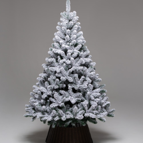 Искусственная елка Эверест заснеженная 240 см., мягкая хвоя, ЕлкиТорг (132240)