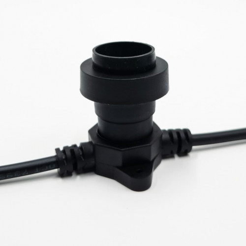 Белт-Лайт LTC 10 м., провод черный Каучук, Шаг 100 см., 10 патронов, IP65, LTC (BL10m/10L-1)