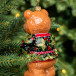 Елочное украшение Мишка с балалайкой хохлома, стекло, 15 см., 1 шт., Витус (59131)