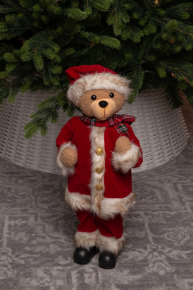 Новогодняя игрушка Медвежонок Тедди 45 см., ЕлкиТорг (С22-45) 