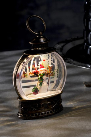 Светодиодный фонарь Снеговик 9×13×3.5 см., пластик, батарейки AG13х3, Luazon Lighting (7599711)