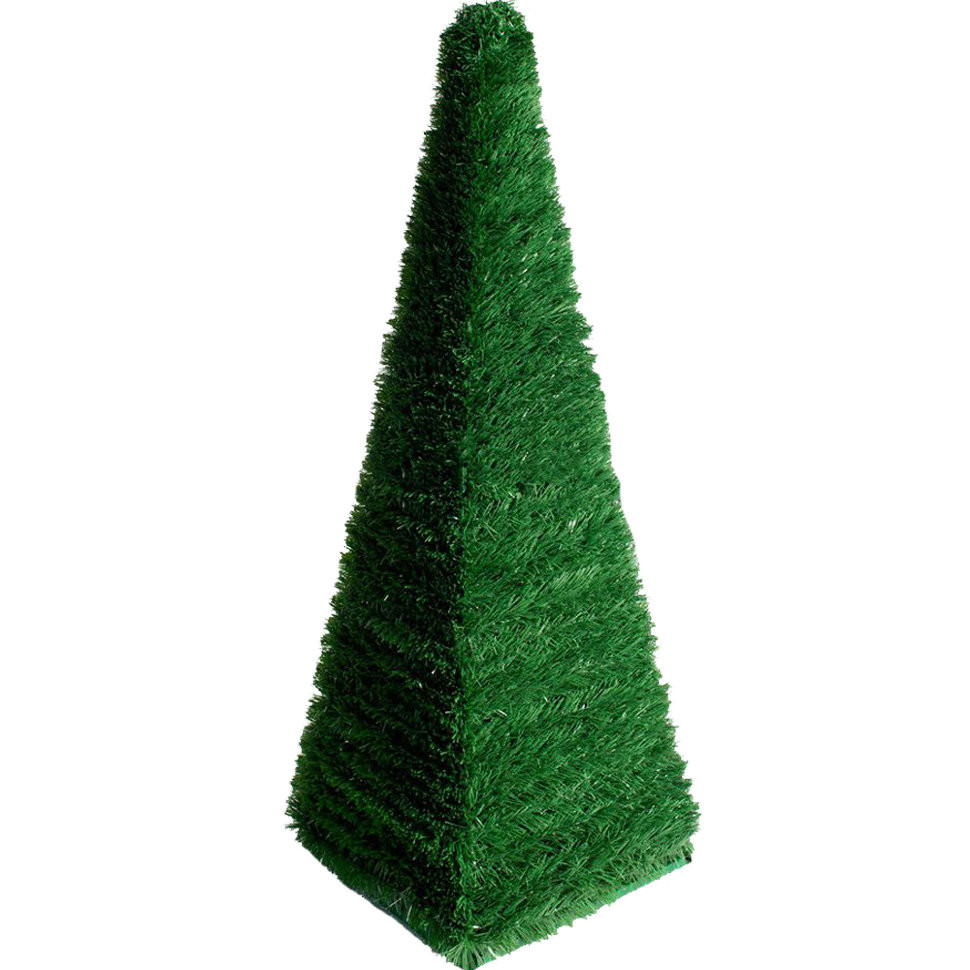 Хвойный конус зеленый 0,5 м., квадратное сечение, ПВХ, Green Trees (GT0,5KONKV) 