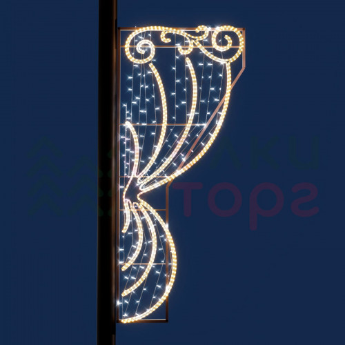 Светодиодная консоль Театральный занавес 100*240 см., 220В, Conso (KPN-027-L001)