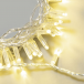 Светодиодная нить 10 м. с колпачком 24 В, 100 LED, шампань, прозрачный провод ПВХ, LTC (PST100CAP-10-1CH)