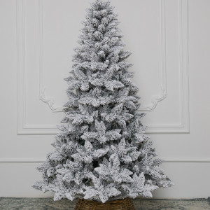 Искусственная елка Славянская заснеженная 120 см., мягкая хвоя, ЕлкиТорг (202120)