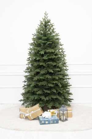 Искусственная елка Графская стройная 240 см., Литая хвоя+ПВХ, ЕлкиТорг (45240)