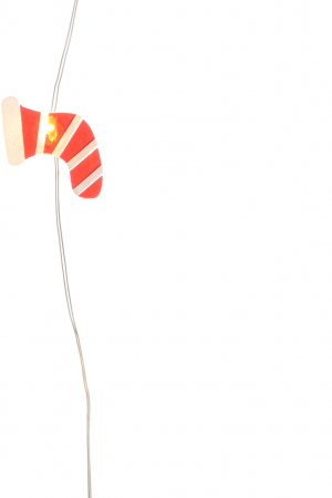 Светодиодная фигурная гирлянда Чулок 1.9 м., 20 теплых белых LED, 3 батарейки типа АА, Kaemingk (482361/1)