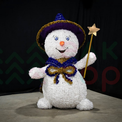 Светодиодная фигура из мишуры Снеговик Волшебник 2.5 м., Conso (3DGR813)