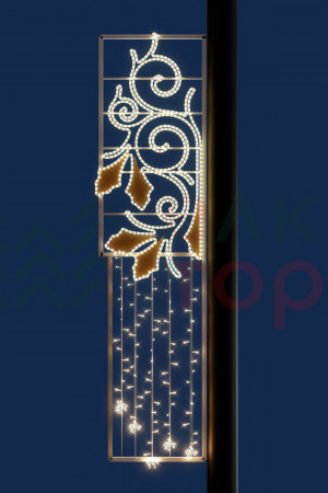 Светодиодная консоль Золотая лоза 56*215 см., 220В, Conso (KPF-021-L001)