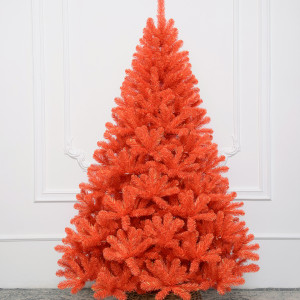Искусственная оранжевая елка Солнечная 120 см., мягкая хвоя, ЕлкиТорг (205120)